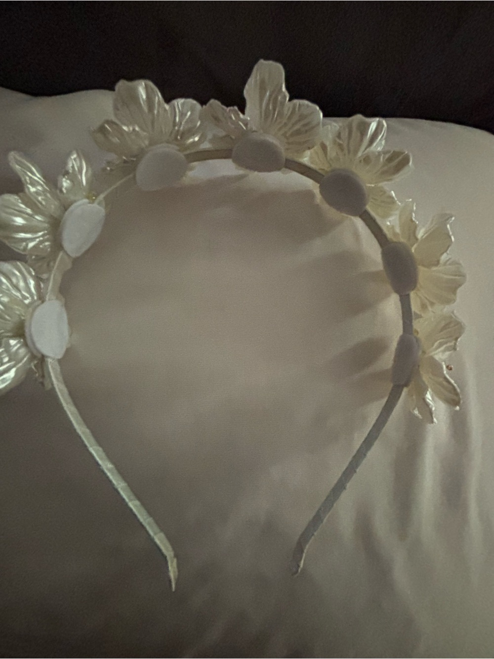 Pearl Floral Headband - Ivory Flower Crown